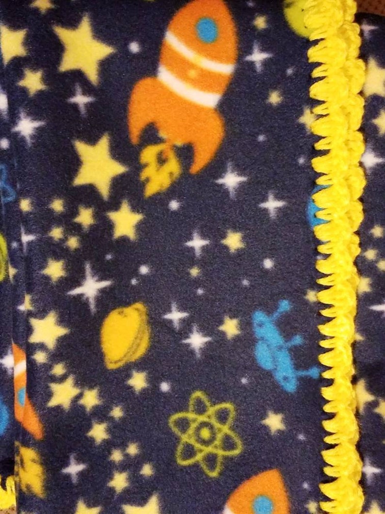 Outer Space Fleece Throw Blanket. Solar System Fleece Blanket Etsy