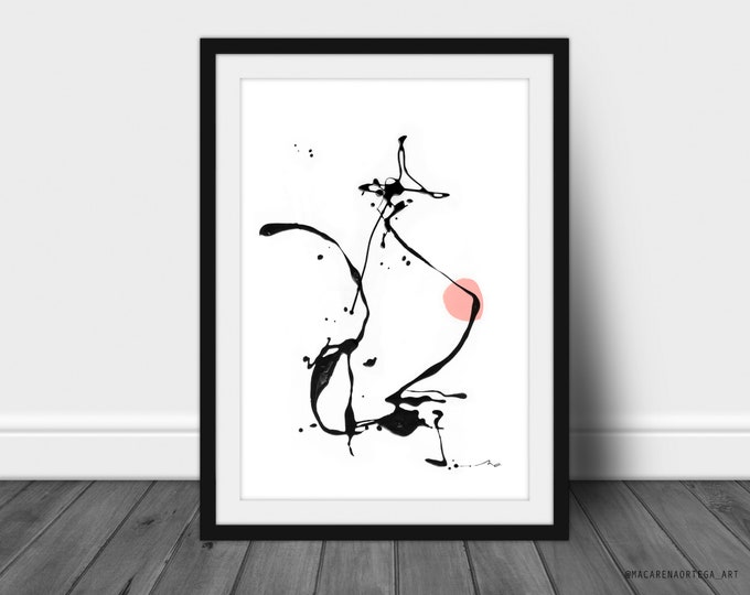 Breast Abstract Art Print Abstract  breast Minimalist Woman painting Modern fine art surrealist Wall art Decorative feminist (183)