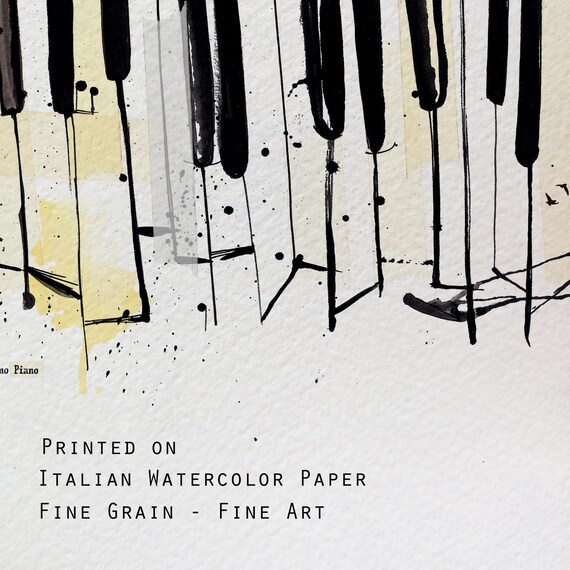 Grand Piano, Art Print, Classical Music Fine Art, Elegant Music