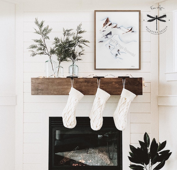 Freerider Skiers Watercolor Art Print | Powder Skiing Artwork, Mountain Snowboard, Ski Lovers | Aspen Ski | Art by Macarena Ortega | N37