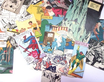 Puede incluir: Una colección de páginas de cómics antiguos con ilustraciones coloridas y bocadillos. Las páginas muestran varios personajes y escenas de cómics, con textos como "OH, GOODY-GOODY, A TRIFLE!" y "WHAT A CLEVER DOG!"