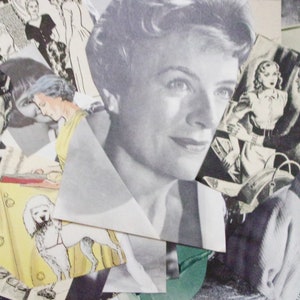 40 vintage women themed paper ephemera pieces. Paper pictures and cut outs for scrapbooks, art journal, smash book, collage EP986