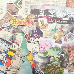 Pack papier éphémère : 100 pièces vintage mélangées pour scrapbooking, collage, art retouché, journal. Comprend des découpes, des cartes, des tampons et plus encore EP536