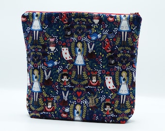 Bolsa/bolso con cremallera de Alicia en el País de las Maravillas