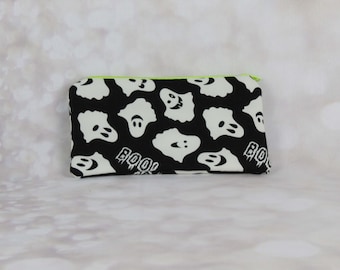 Glow in the Dark Boo! Ghosts Notion Zip/Pouch Bag