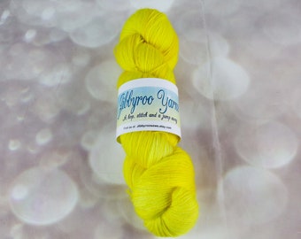 Lemon, SW Merino, 25% Nylon, 4Ply, 400m/100g