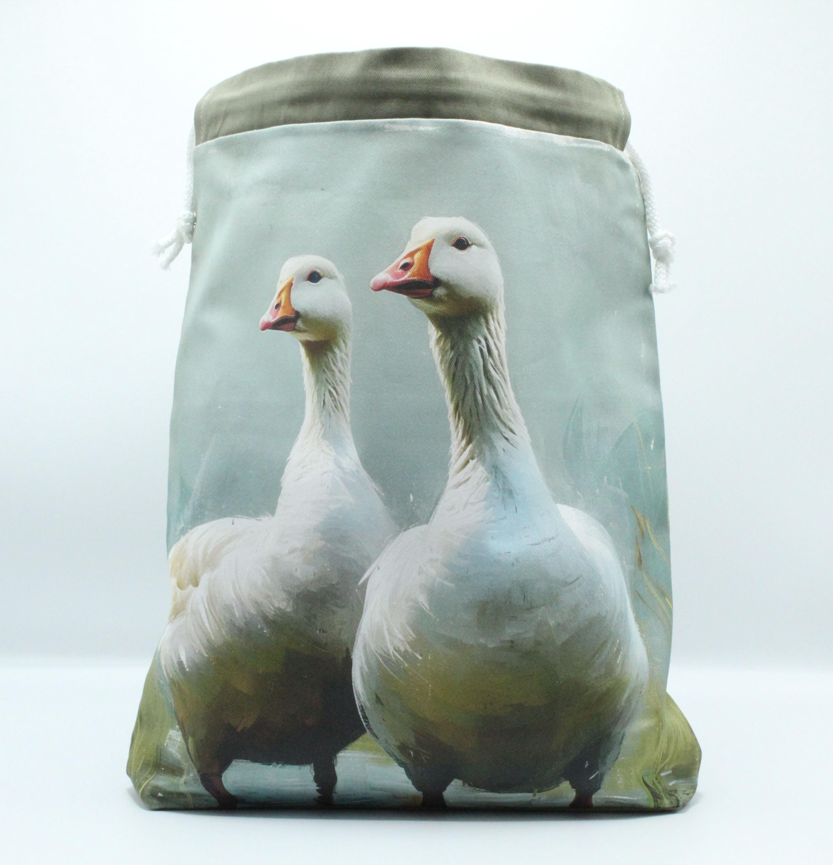 Geese Drawstring Bag