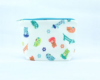 Cats And Dogs Zip Bag/ Pouch