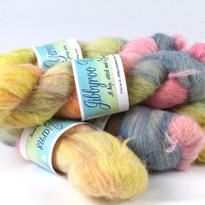 Fun Fair, Brushed Alpaca, 25% Mulberry Silk, Lace weight, 330m/50g