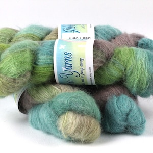 Sea Foam, Brushed Alpaca, 25% Mulberry Silk, Lace Weight, 300m/50g