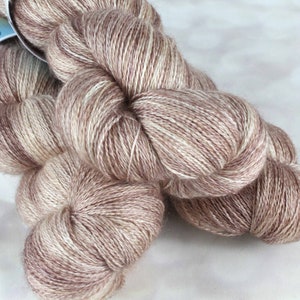 Mocha, SW Extrafine Merino, 25% Mulberry Silk, Lace Weight, 400m/100g