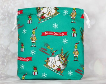 Season Greetings Drawstring bag