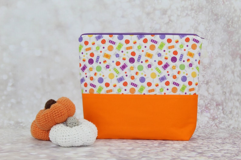 Trick or Treat Sweets Zip Bag Pouch