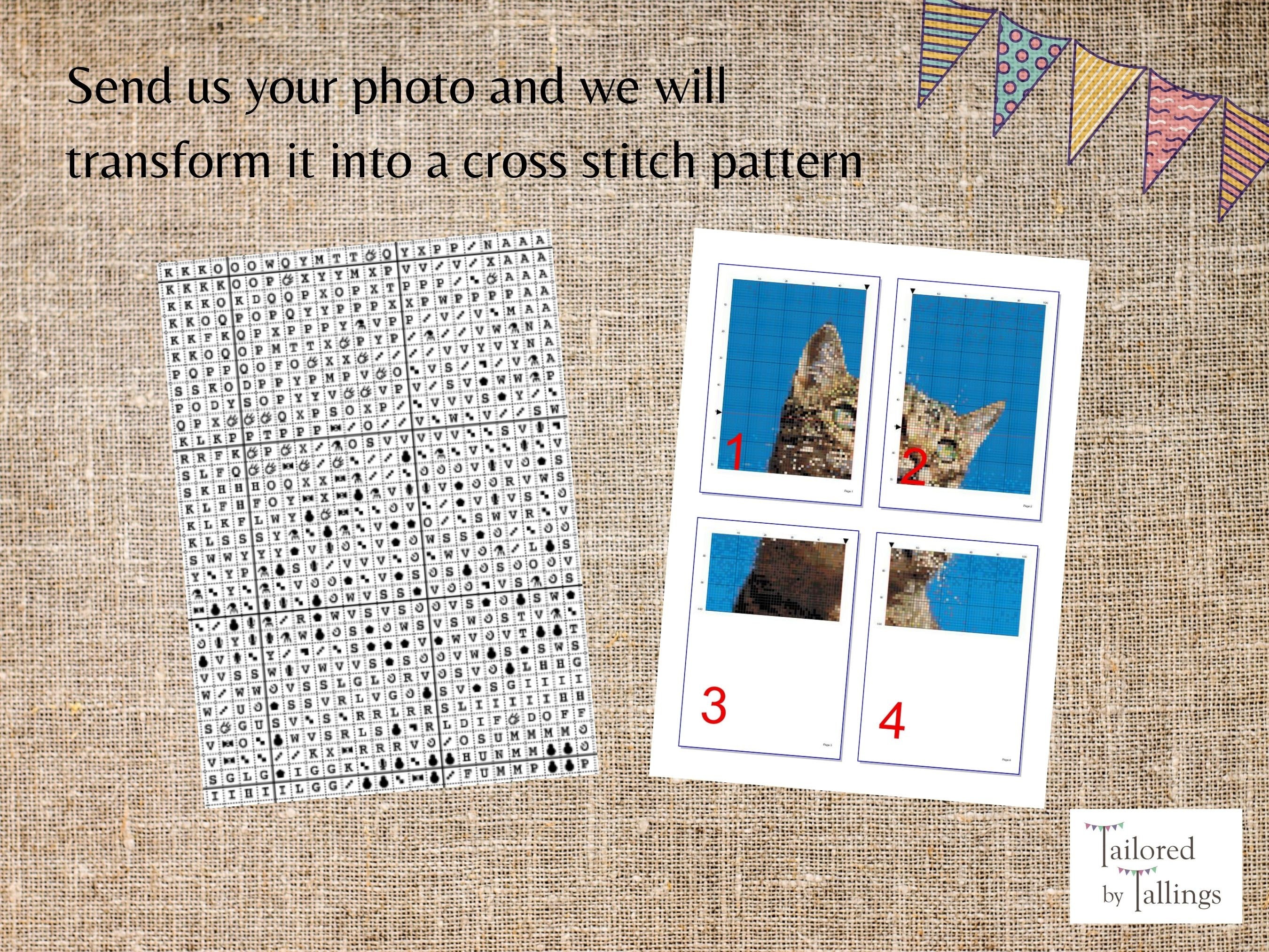 Custom Photo Cross Stitch Patterns Turn Your Photo Into a Etsy UK