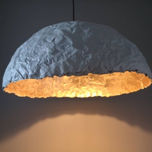 Bronze Paper mache lampshade