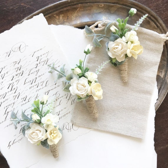 Rustic Yellow Boutonniere Sola Flower Wedding Buttonhole Groom/'s man Boutonniere Yellow Wedding Boutonniere Boutonniere for Groom