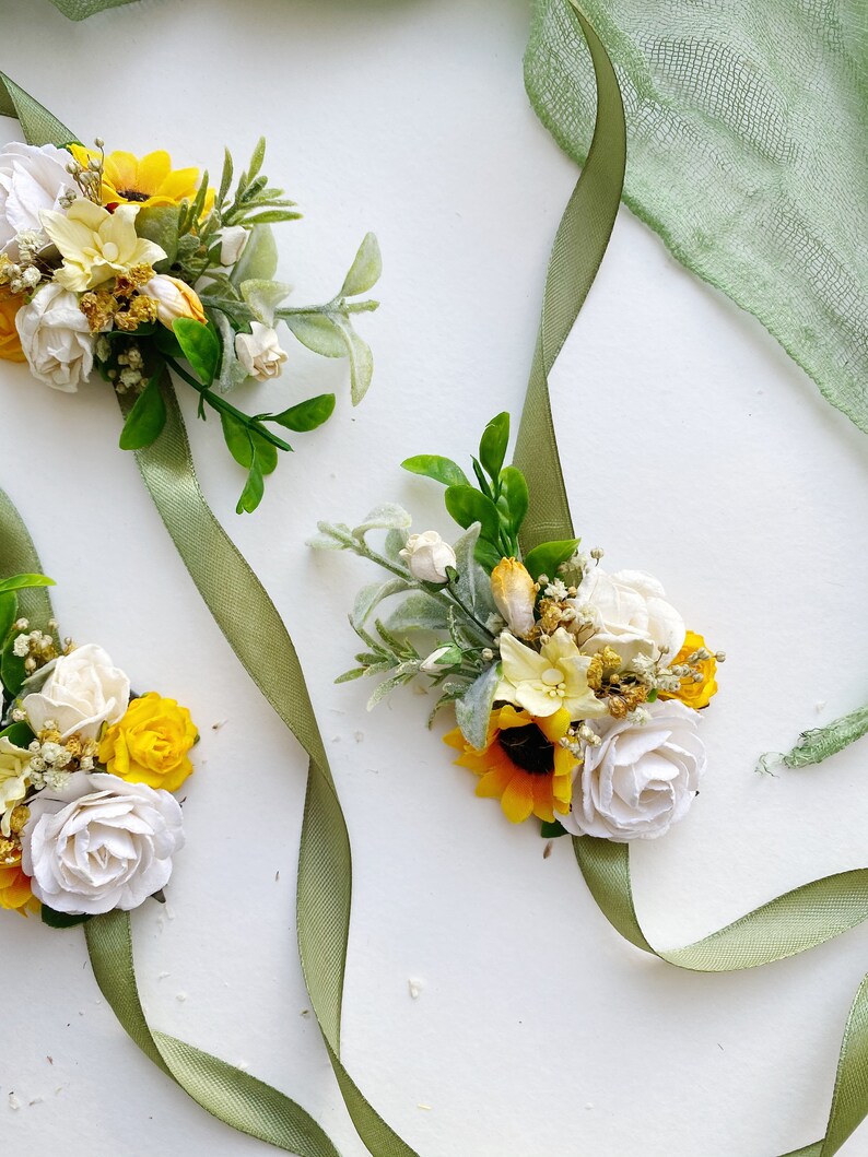 Sunflower headpiece daisy headpiece yellow bridal headpiece Etsy