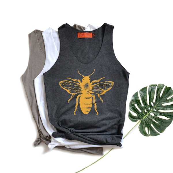 The bees tank top Bees shirt bees tumblr funny Tank Tops High Quality Graphic Unisex