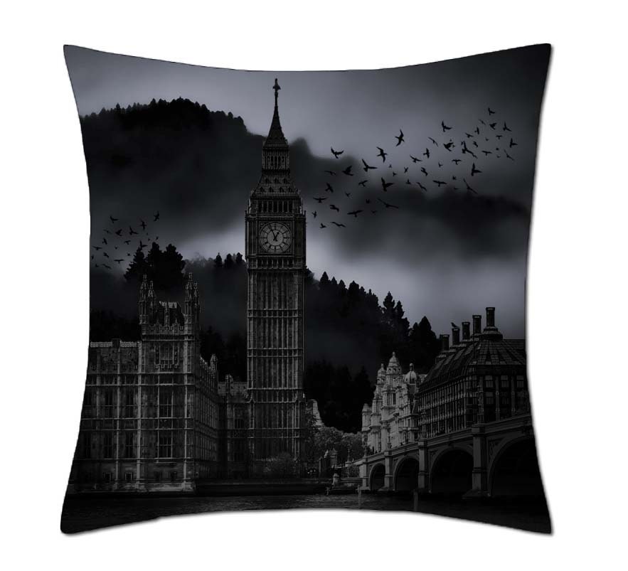 Gothic Big Ben London Cushion Cover C137 Etsy