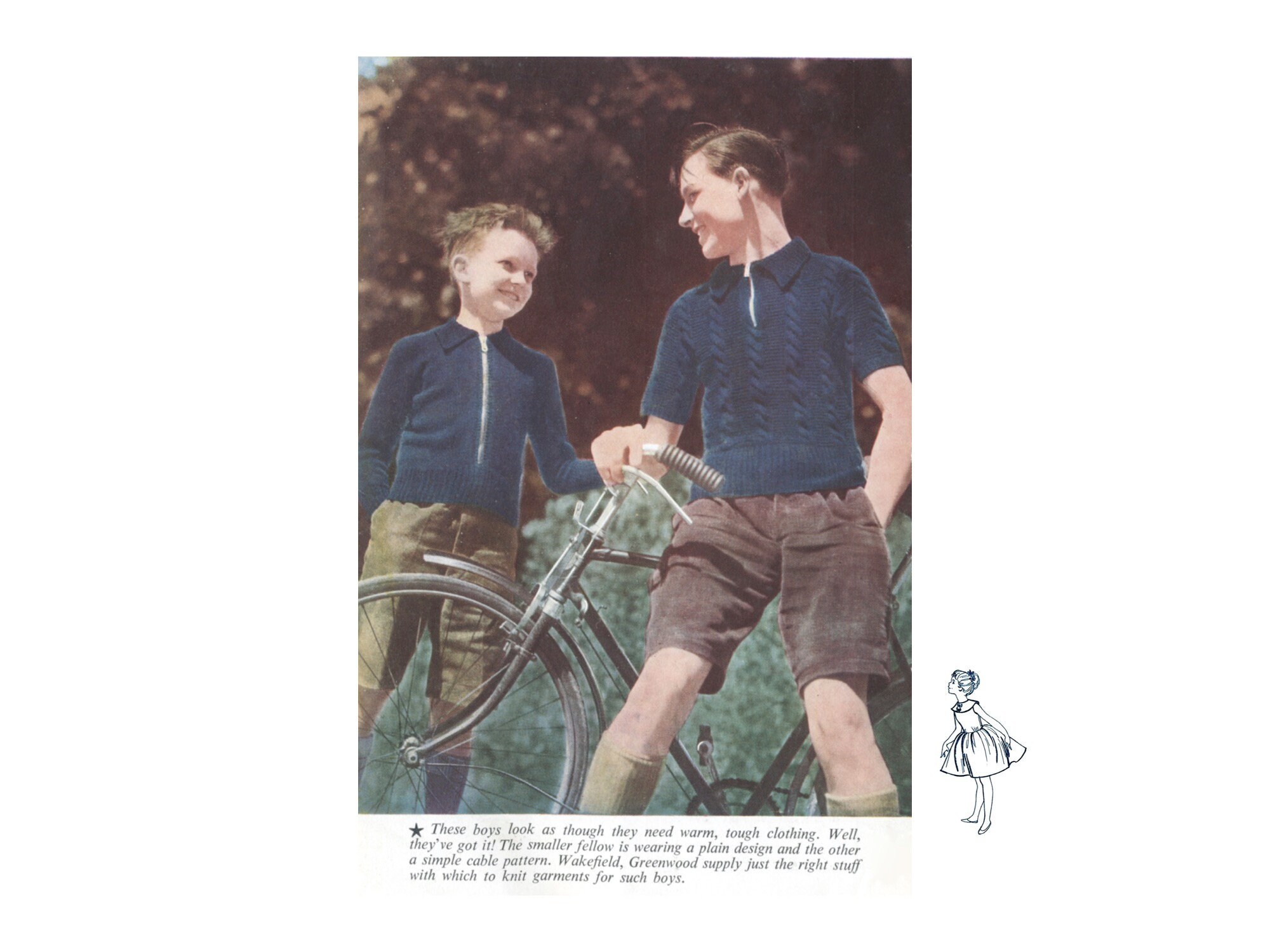 1940's Cycling Tops, Knitting Pattern for Cyclists and Lovers of ...