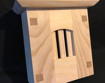 Handcrafted Pine Craftsman Doorbell Chime Cover