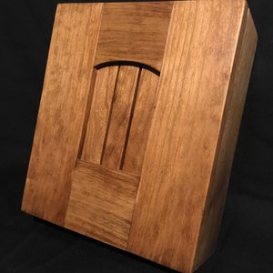 Handcrafted Wooden Doorbell Chime Cover – Cherry Hardwood - Colonial - Home Décor – Customizable Wall Accessory