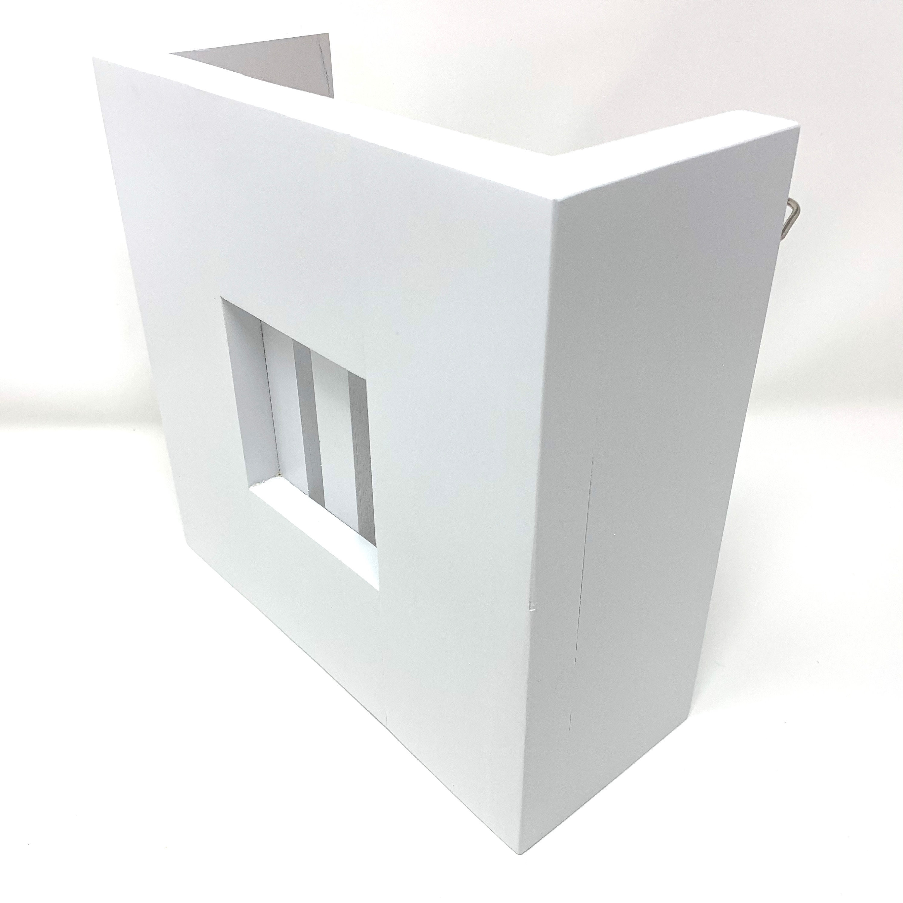 Doorbell Chime Cover white Pine Mission Style, Doorbell Box Cover, Door