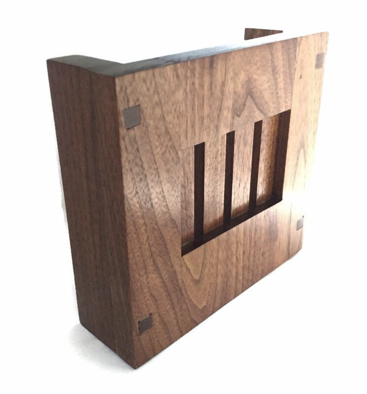 Doorbell Chime Cover (Walnut) Doorbell box cover Door bell chime