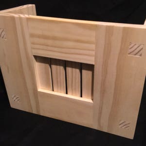 Handcrafted Wooden Doorbell Chime Cover – Select Pine - Colonial - Home Décor – Customizable Wall Accessory