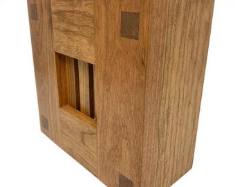 Handcrafted Mission Style Doorbell Chime Cover - (Cherry)