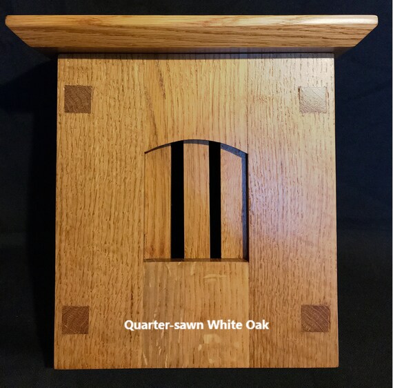 Doorbell Chime Cover Quartersawn Oak With Top Doorbell Box Etsy