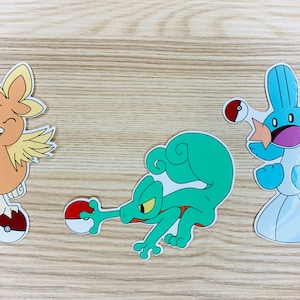 Hoenn Starter Sticker