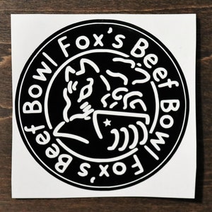 P5R - Fox&#39;s Beef Bowl Decal