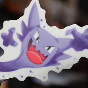 Haunter Glow or Clear Sticker