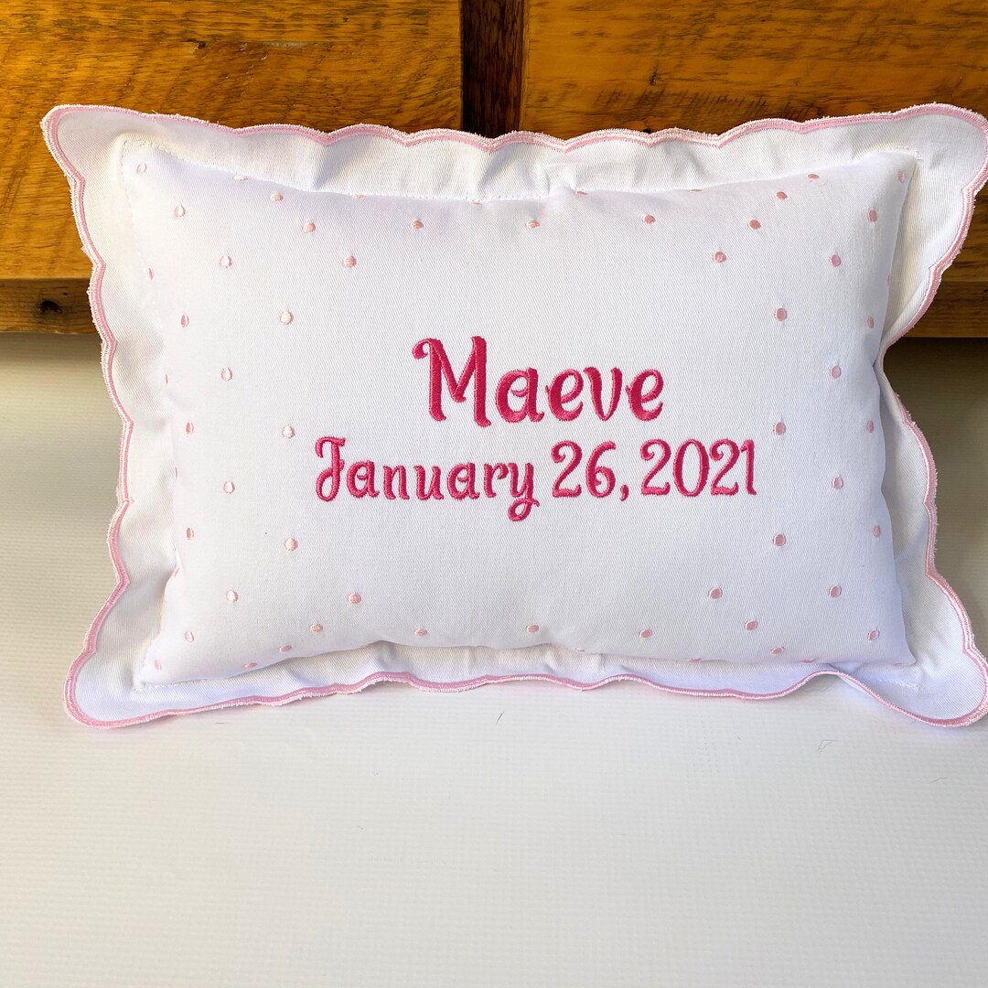 New Born Baby Pillow Set IN Black Dotted Design main image 0