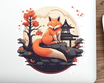 Shrine Kitsune - Sticker
