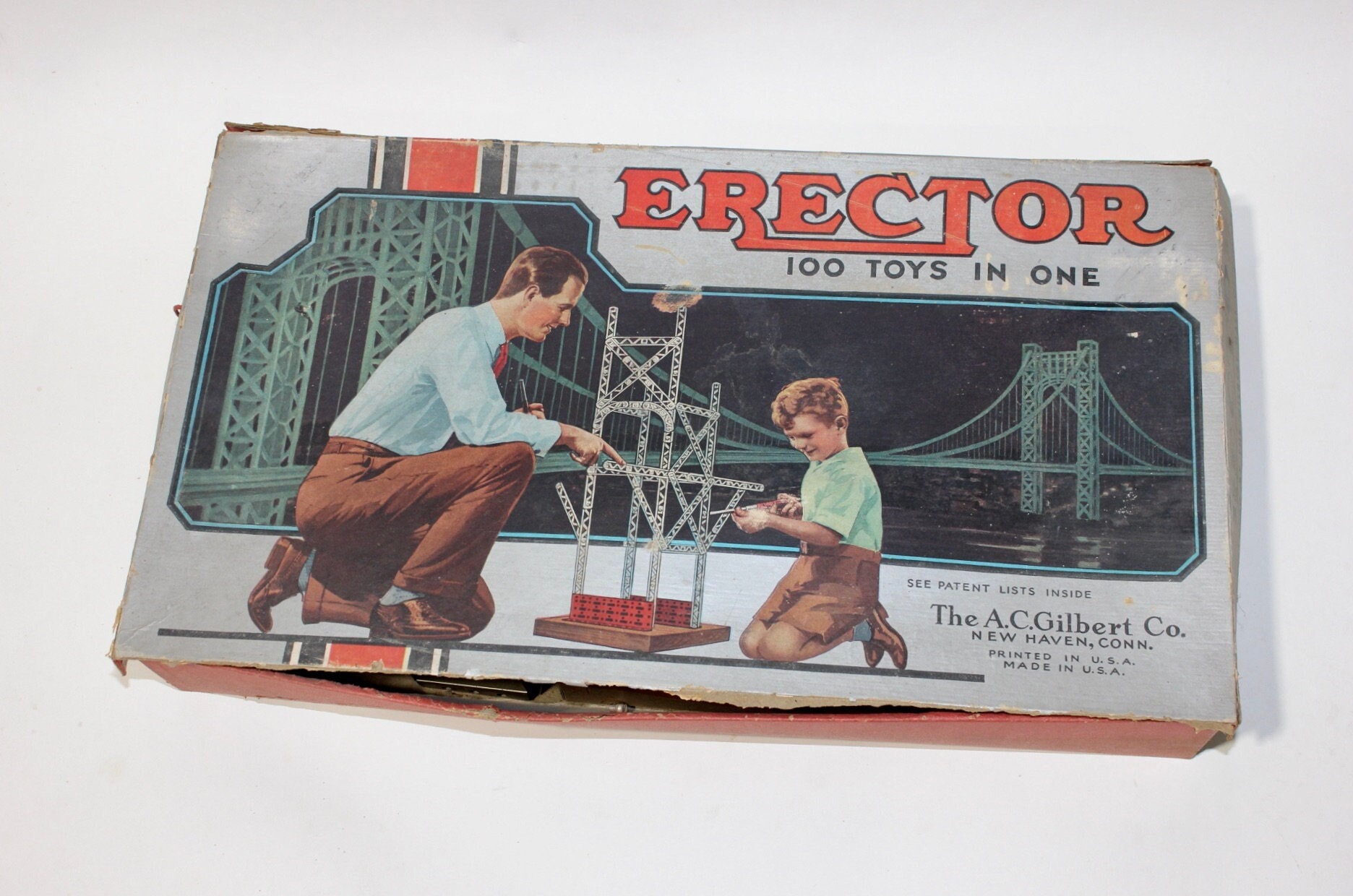 Vintage 1951 Gilbert 'erector' Set 1/2 - Main Image