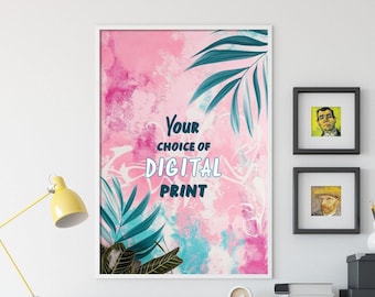 Your Choice of Digital Print - Art Print Poster Painting - Giclee Home Wall Décor