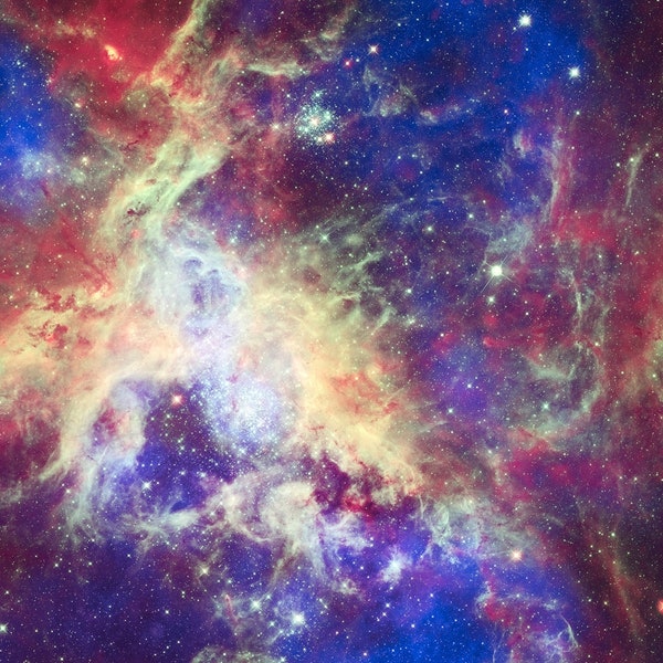 Tarantula Nebula Art Print - Photo Poster Gift Wall Home Decor Giclée Museum - Space Stars Astronomy Burst Nebulae Galaxy