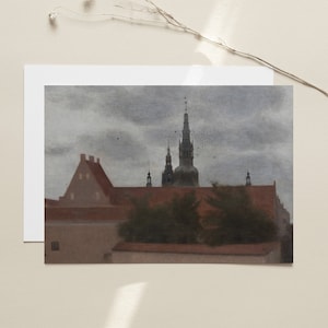 Vilhelm Hammershoi - Frederiksborg Castle (1912) - Classic Painting Photo Poster Print Art Gift Danish Art Landscape