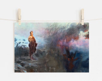 Ilya Repin - Temptation of Christ (1898) - Classic Painting Photo Poster Print Art Gift Home Wall Decor - Jesus is Tempted by Satan