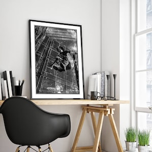 Parkour (Freerunning) Motivational Quote Poster - "If you're not sweating..." - Photo Print Art Gift Free Running Motivation