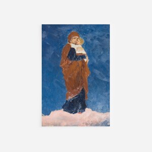 Viktor Mikhailovich Vasnetsov - Study of the Virgin Mary (1882) - Painting Photo Poster Print Art Gift Wall Home Decor - Virgin and Child