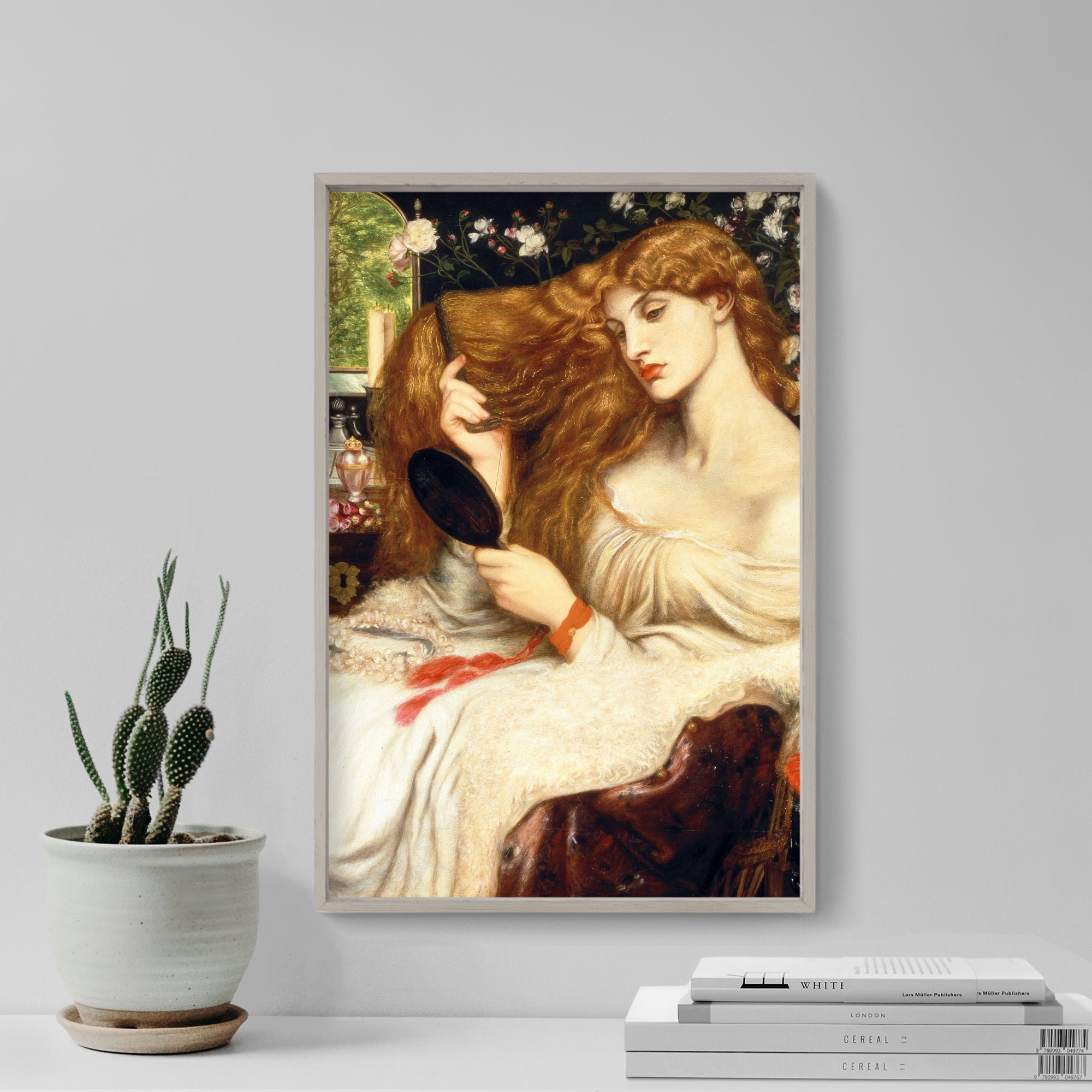 Dante Gabriel Rossetti - Lady Lilith (1868) - Art Print Poster