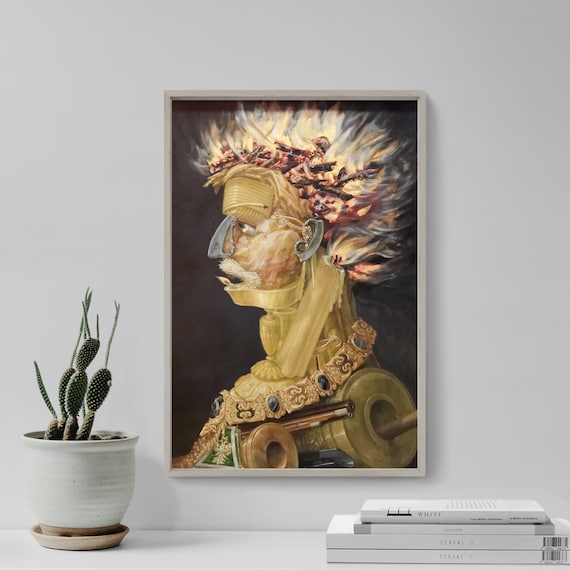 Giuseppe Arcimboldo Four Elements / Fire 1566 Painting - Etsy