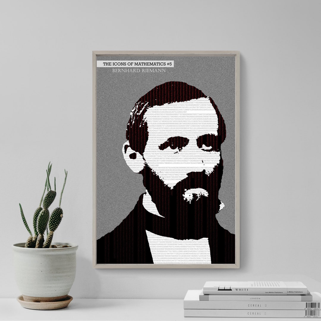 Bernhard Riemann the Icons of Mathematics 5 Art Print Poster Wall Home ...
