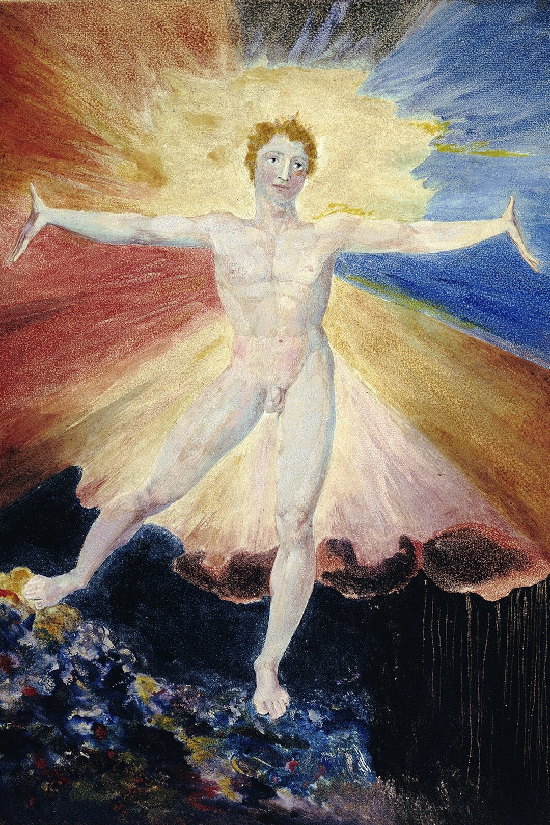 ウィリアム・ブレイク - アルビオンのバラ、あるいは喜びの日（1793年