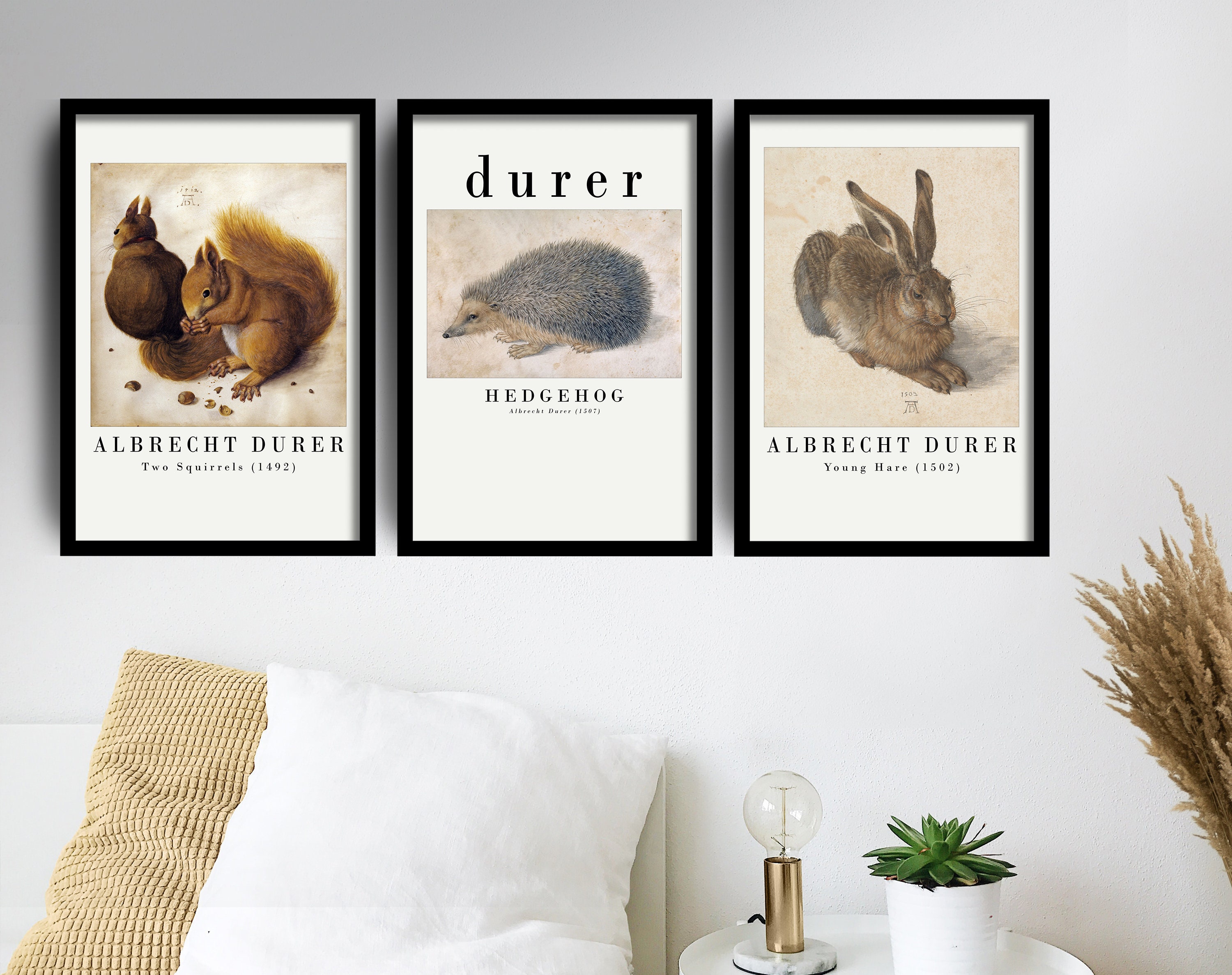 デューラーのうさぎ額装(ポスター) Amazon｜ポスターAlbrecht Dürerアルブレヒト・デューラー「野