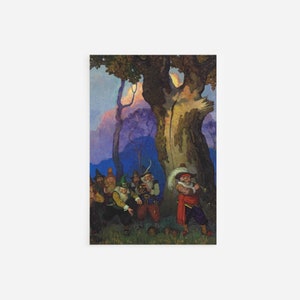 N. C. Wyeth - Les visages les plus graves (1921) - Poster peinture impression d&#39;art - Décoration murale giclée de qualité musée