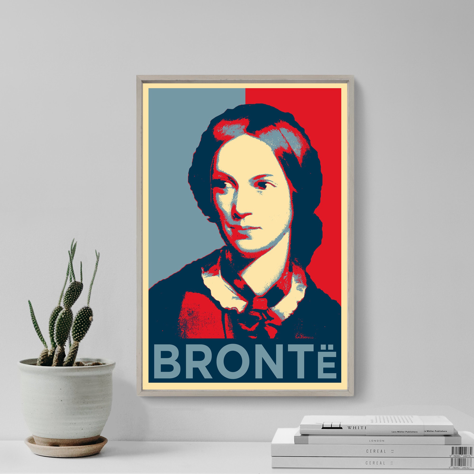 Charlotte Bronte Hope Original Art Print Poster Photo Gift Wall Decor  Sisters Anne Emily Authors 